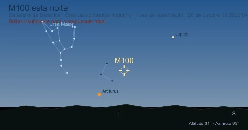 M100 esta noite