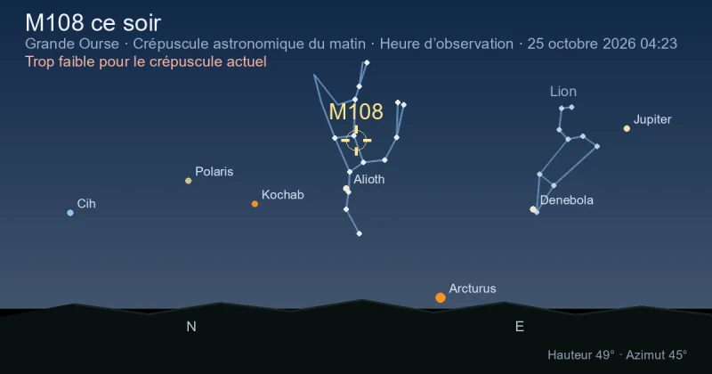 M108 ce soir