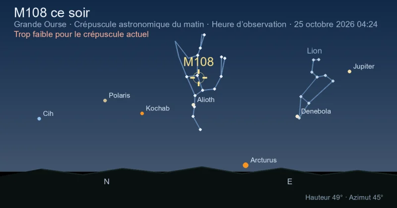 M108 ce soir