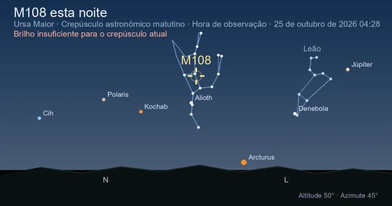 M108 esta noite