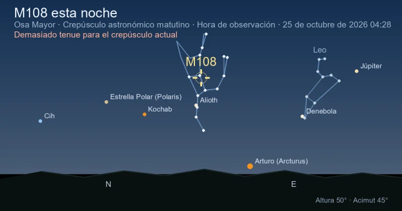 M108 esta noche