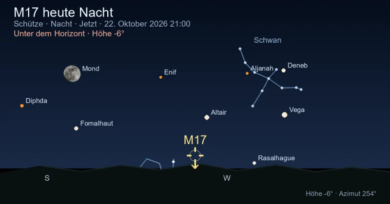 M17 heute Nacht