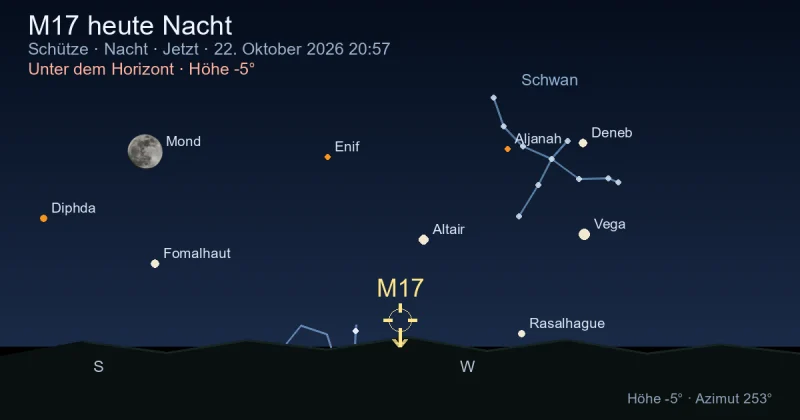 M17 heute Nacht