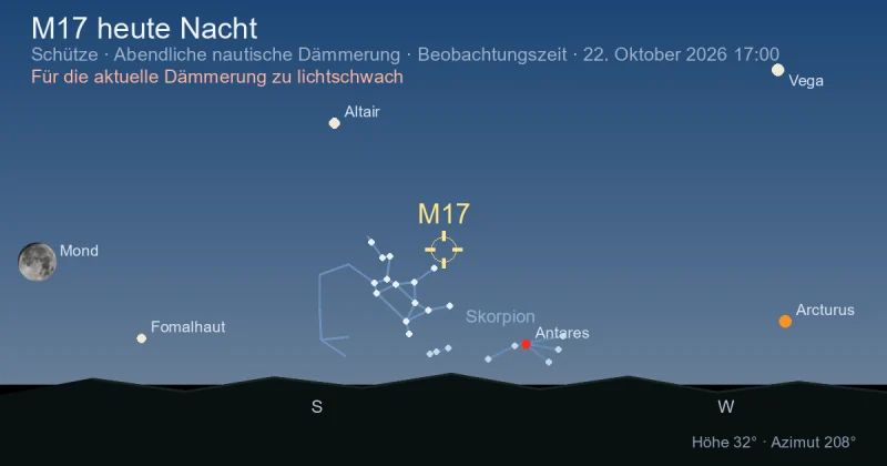M17 heute Nacht