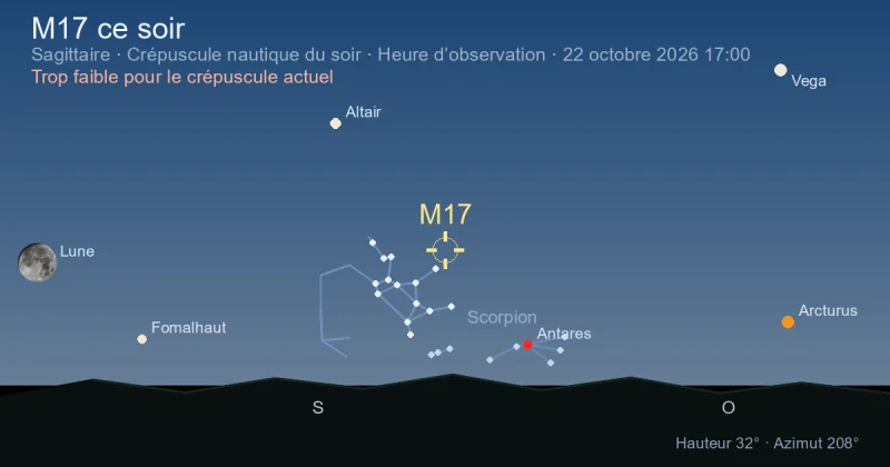 M17 ce soir