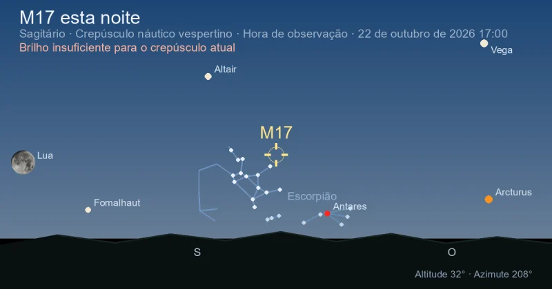 M17 esta noite