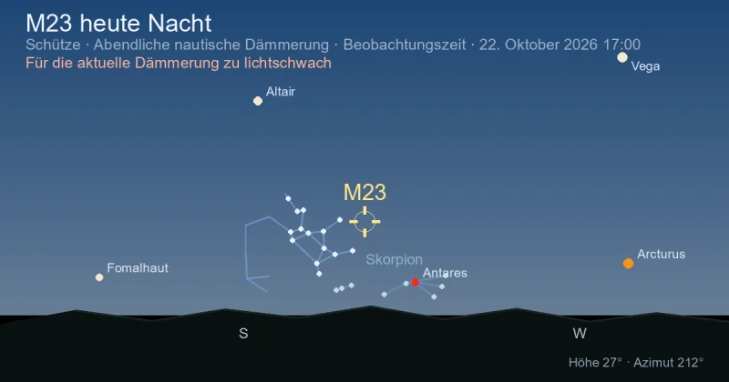 M23 heute Nacht