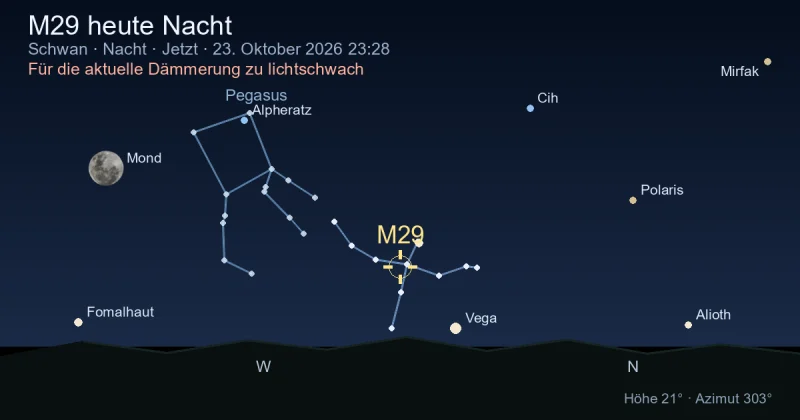 M29 heute Nacht