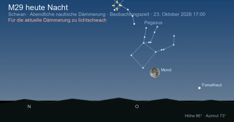 M29 heute Nacht