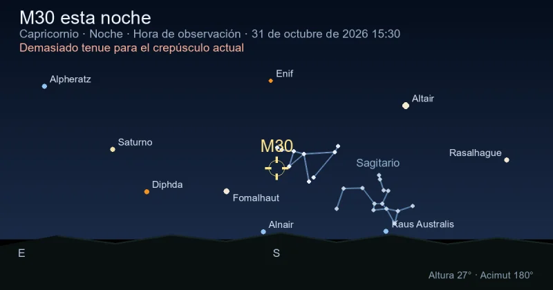 M30 esta noche