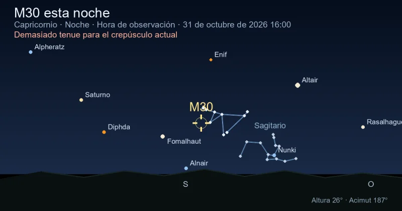 M30 esta noche
