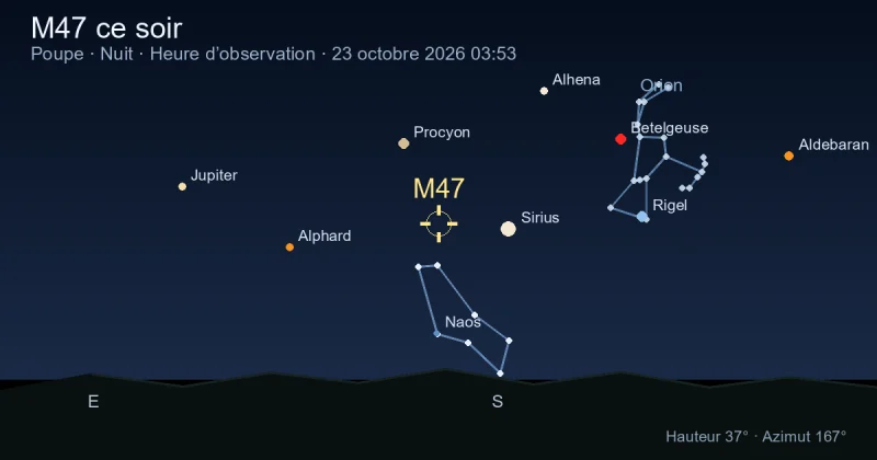 M47 ce soir