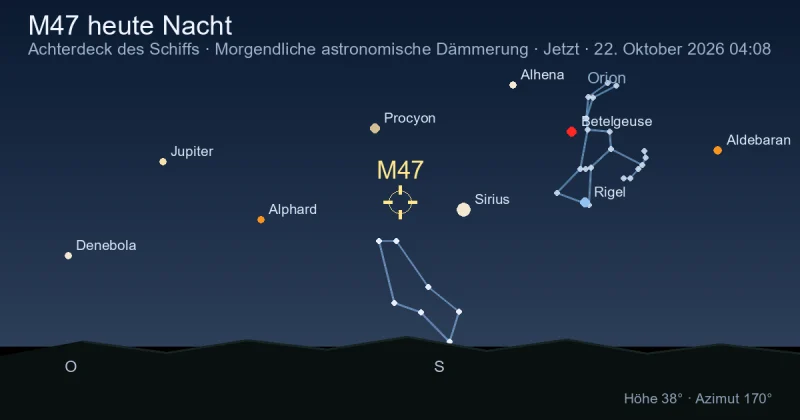 M47 heute Nacht