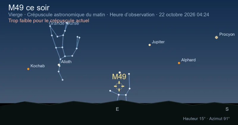 M49 ce soir