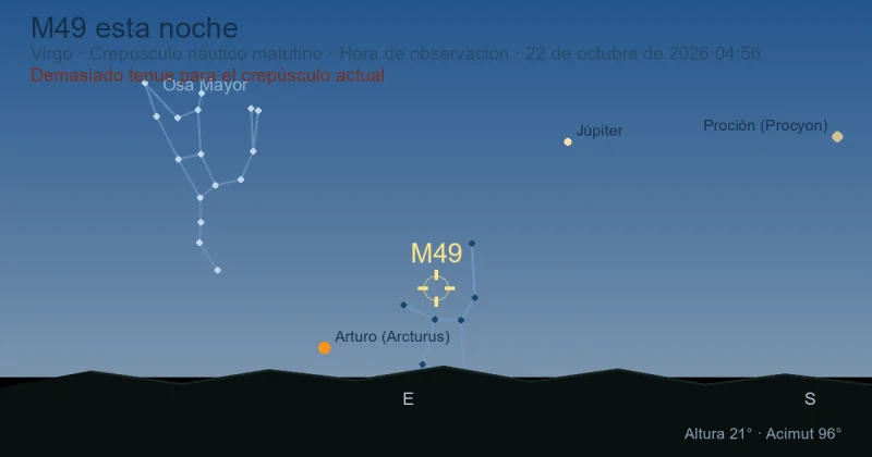 M49 esta noche