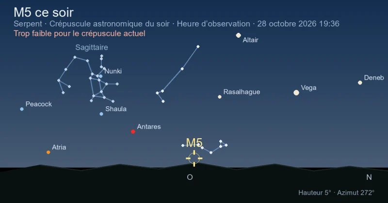M5 ce soir