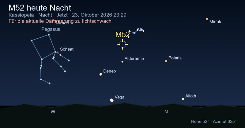 M52 heute Nacht