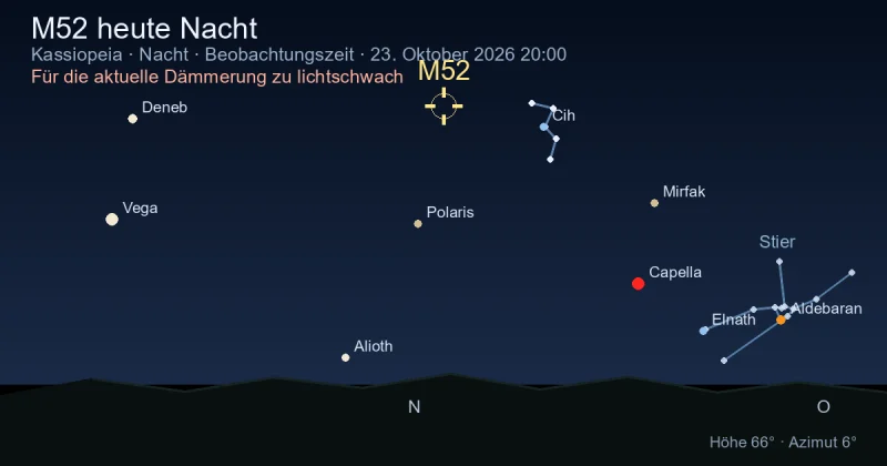 M52 heute Nacht