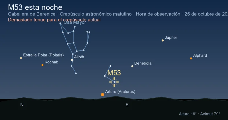 M53 esta noche