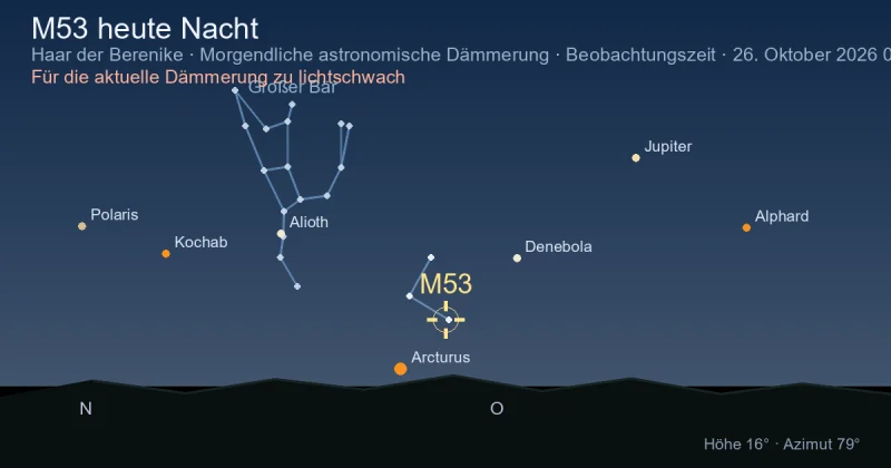 M53 heute Nacht