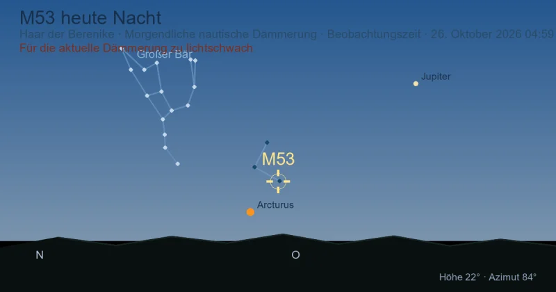 M53 heute Nacht