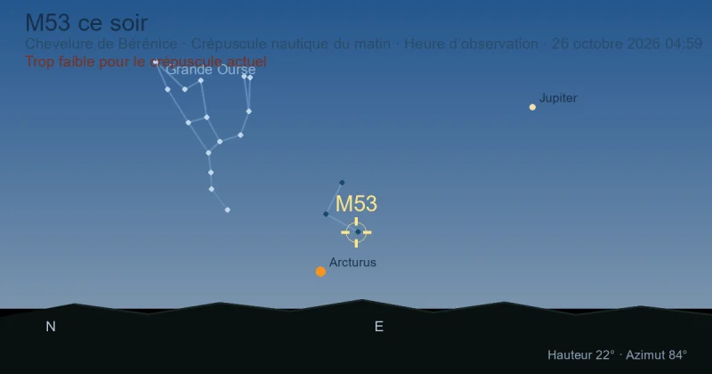 M53 ce soir