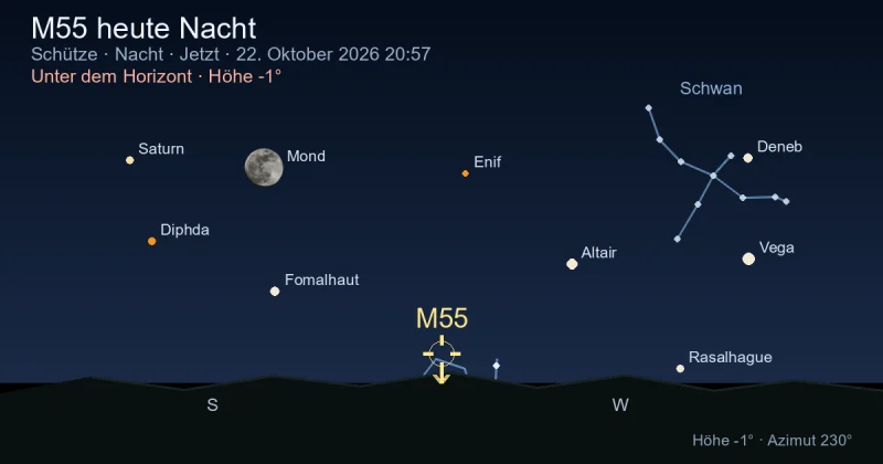 M55 heute Nacht