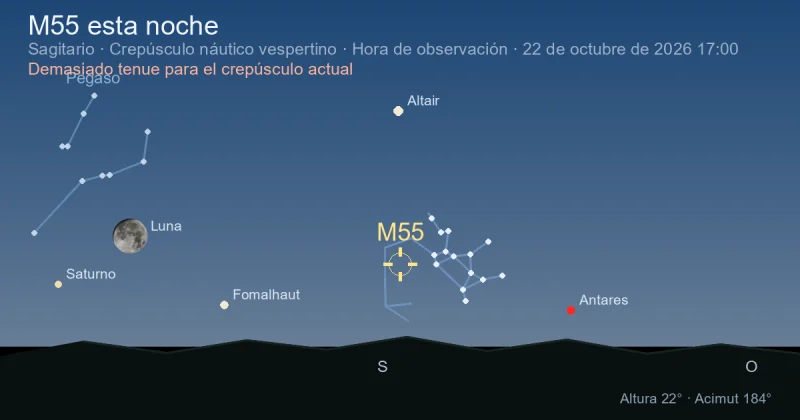 M55 esta noche