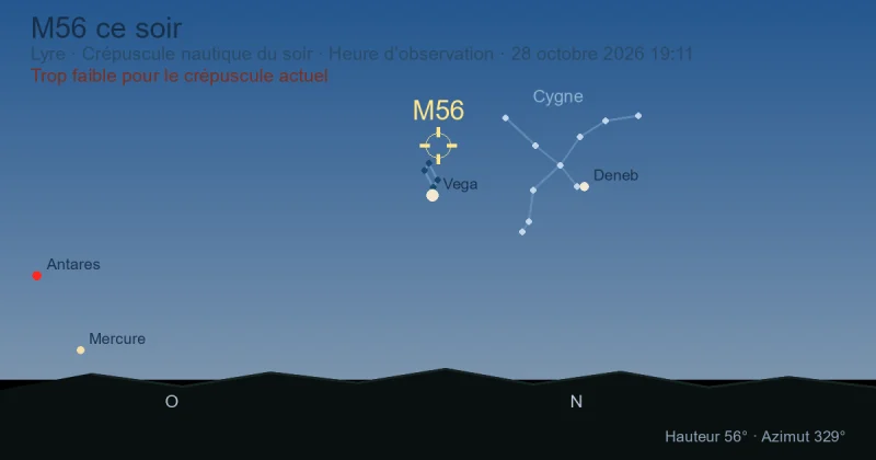 M56 ce soir