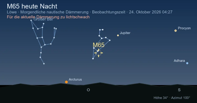 M65 heute Nacht
