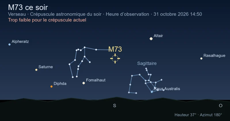 M73 ce soir