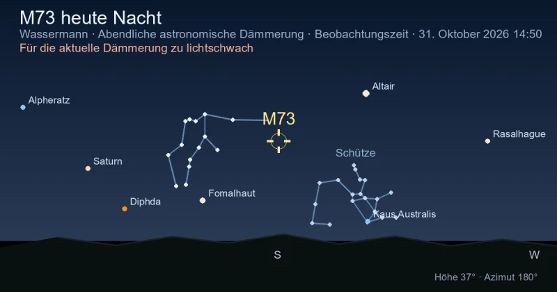M73 heute Nacht