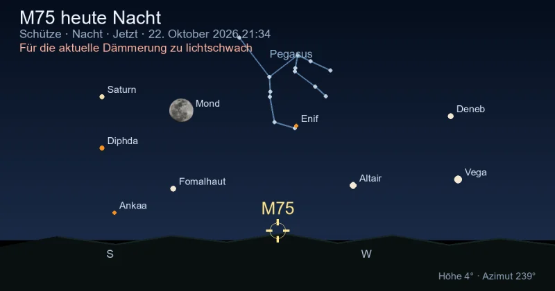 M75 heute Nacht
