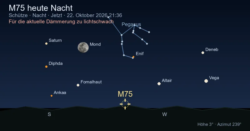 M75 heute Nacht