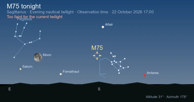 M75 tonight