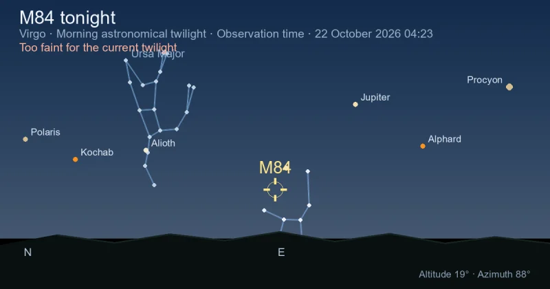 M84 tonight