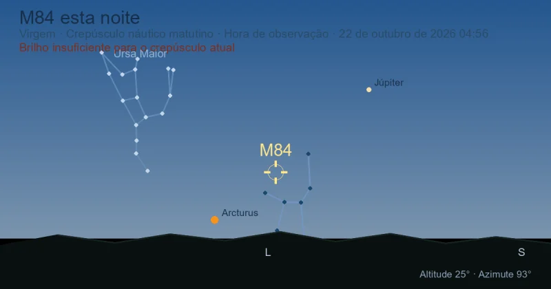 M84 esta noite