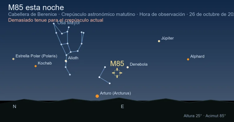 M85 esta noche