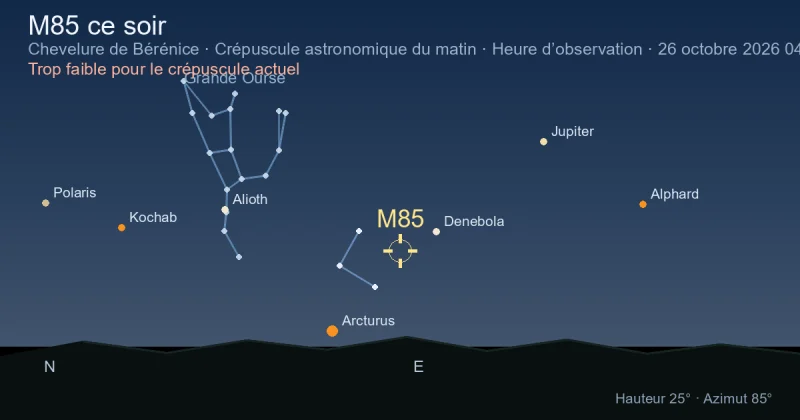 M85 ce soir