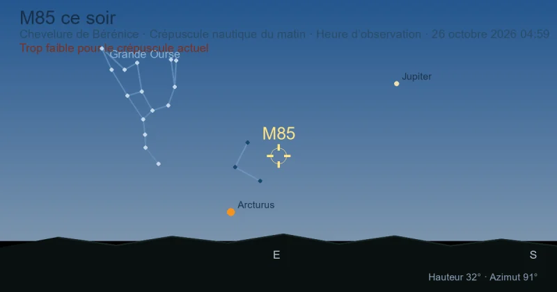 M85 ce soir