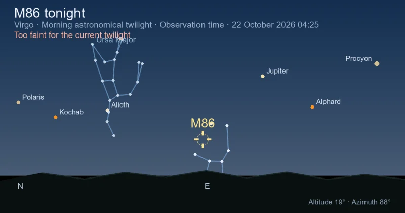 M86 tonight
