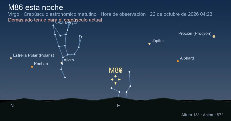 M86 esta noche
