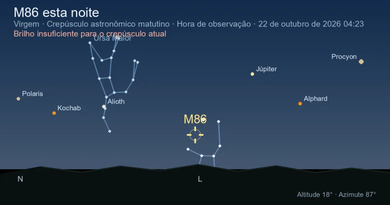 M86 esta noite
