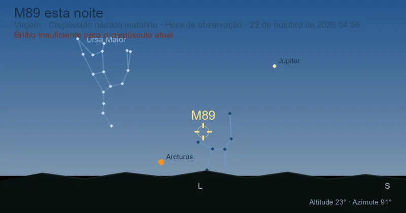 M89 esta noite
