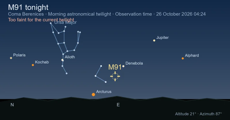 M91 tonight
