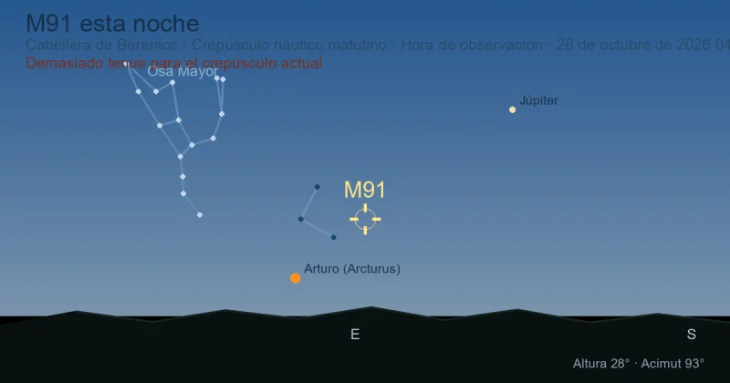 M91 esta noche