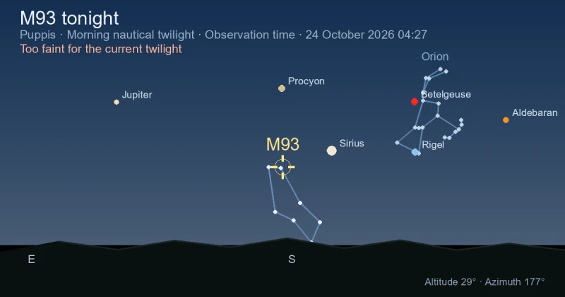 M93 tonight