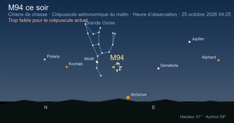 M94 ce soir