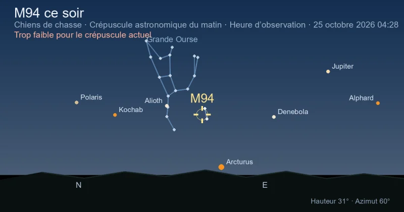M94 ce soir