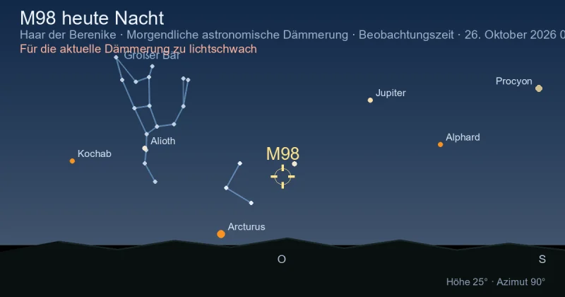 M98 heute Nacht
